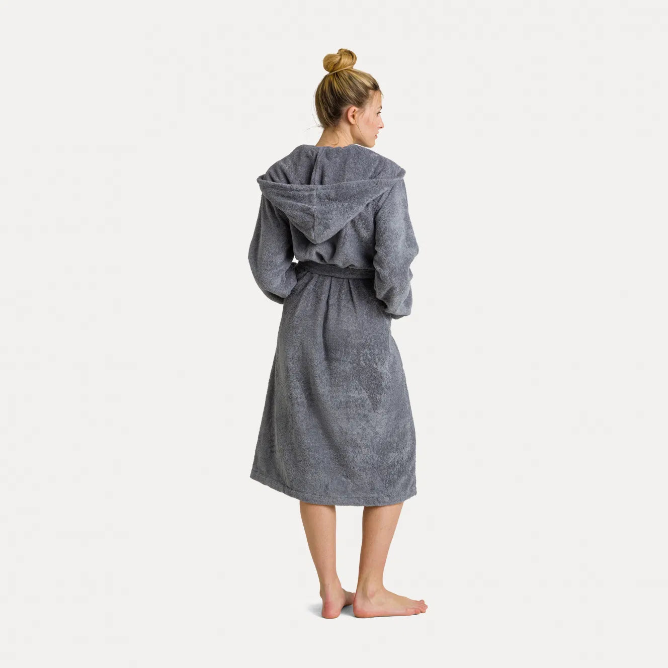 Superwuschel manteau à capuche gris (pierre) - Möve