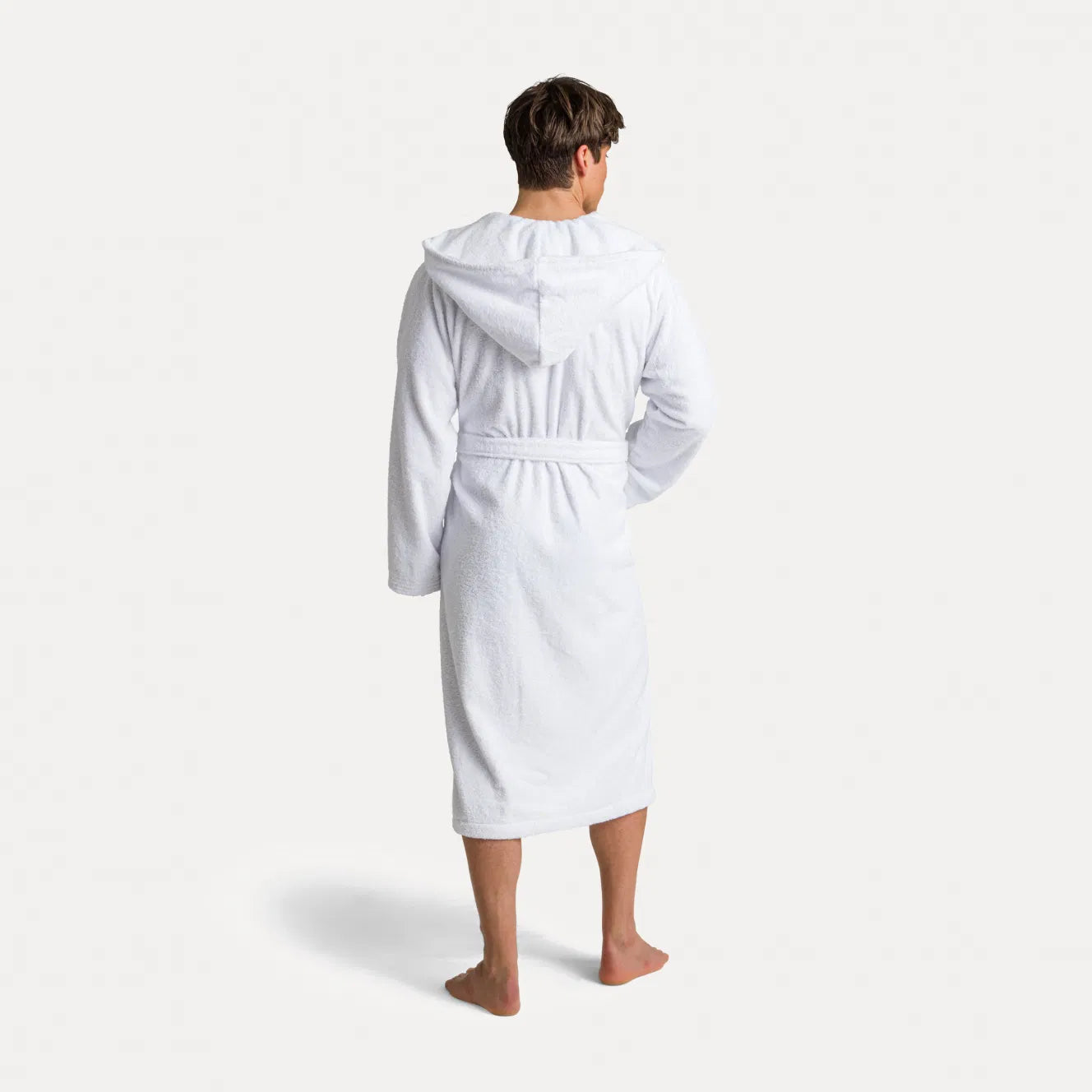 Manteau à capuche Superwuschel blanc (neige) - Möve