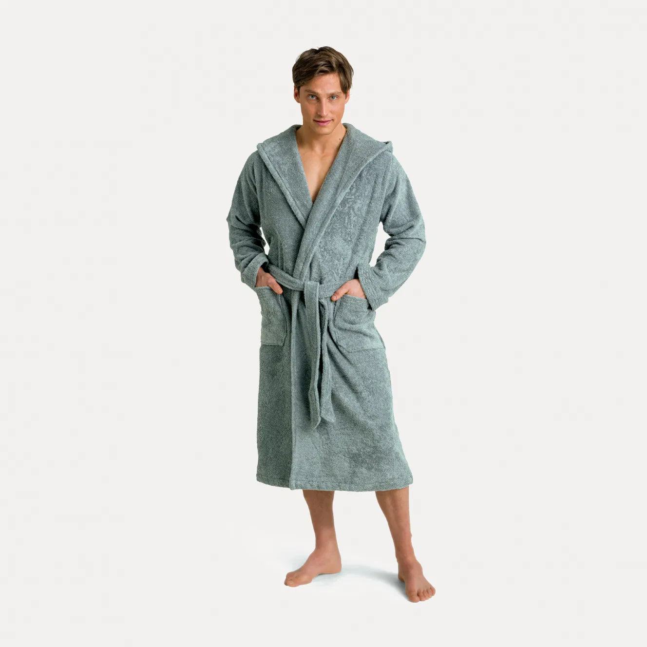 MÖVE Superwuschel manteau à capuche vert (thé)