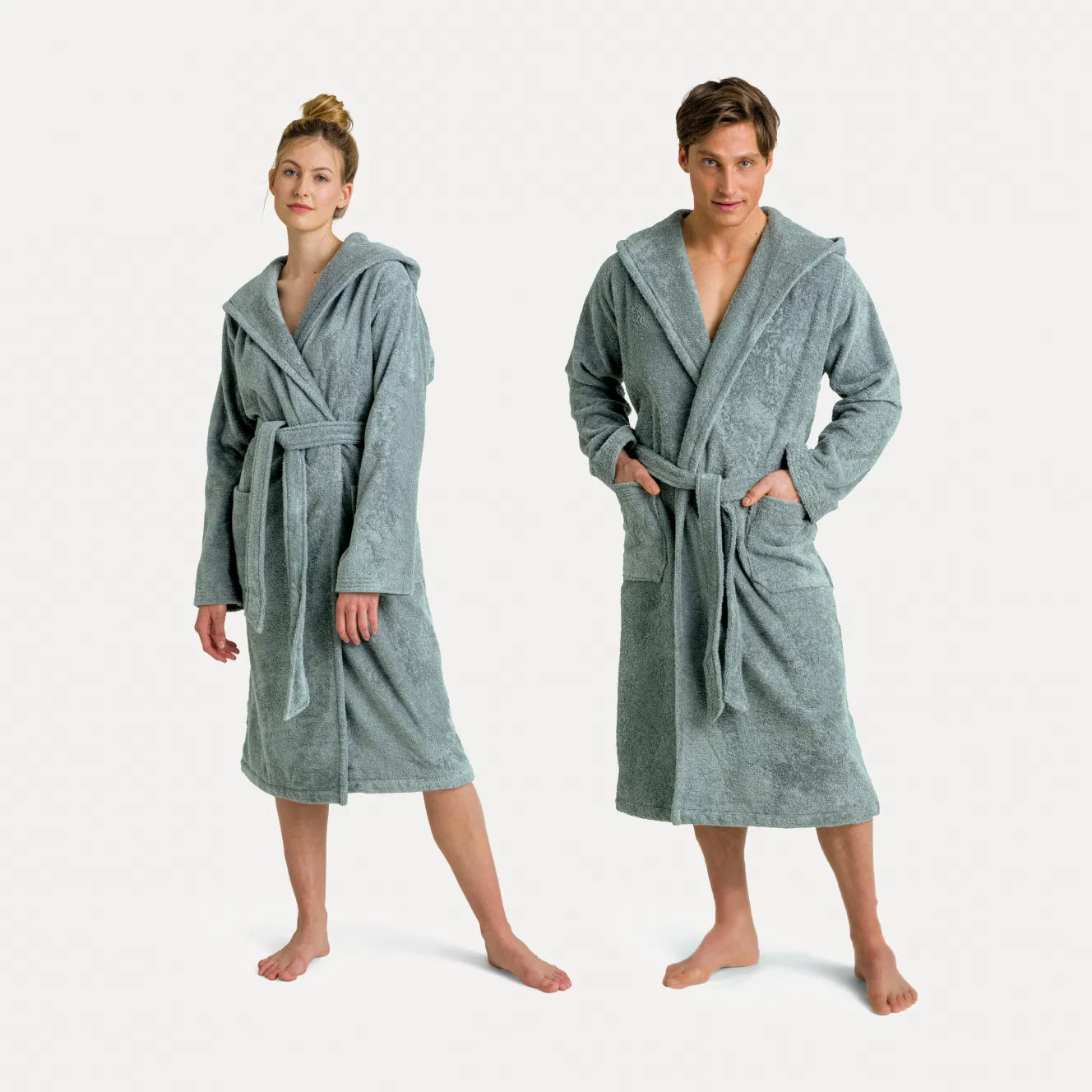 MÖVE Superwuschel manteau à capuche vert (thé)
