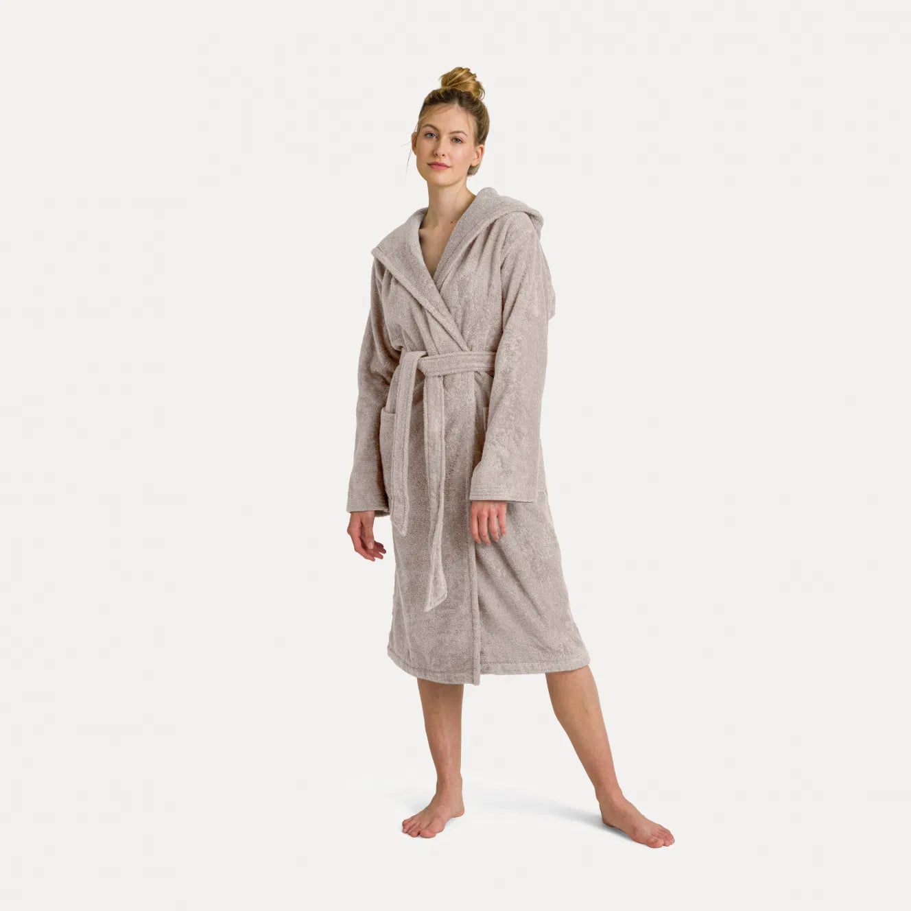 MÖVE Superwuschel manteau à capuche beige (cachemire)