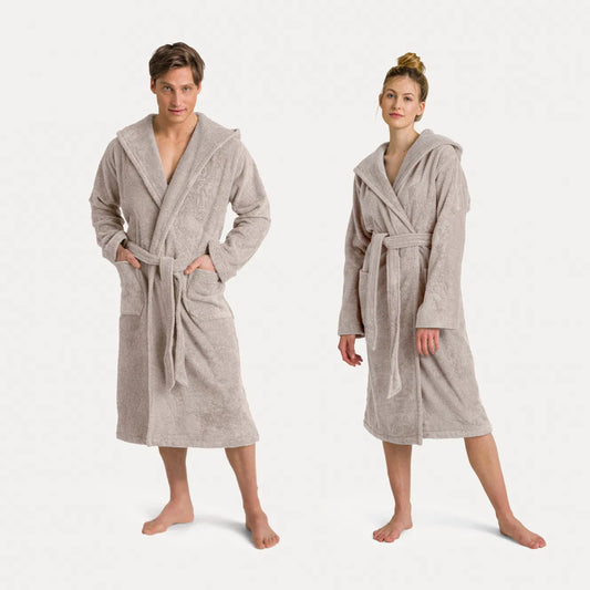 MÖVE Superwuschel manteau à capuche beige (cachemire)