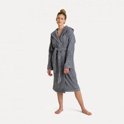 Superwuschel manteau à capuche gris (pierre) - Möve