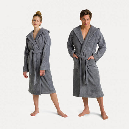 Superwuschel manteau à capuche gris (pierre) - Möve